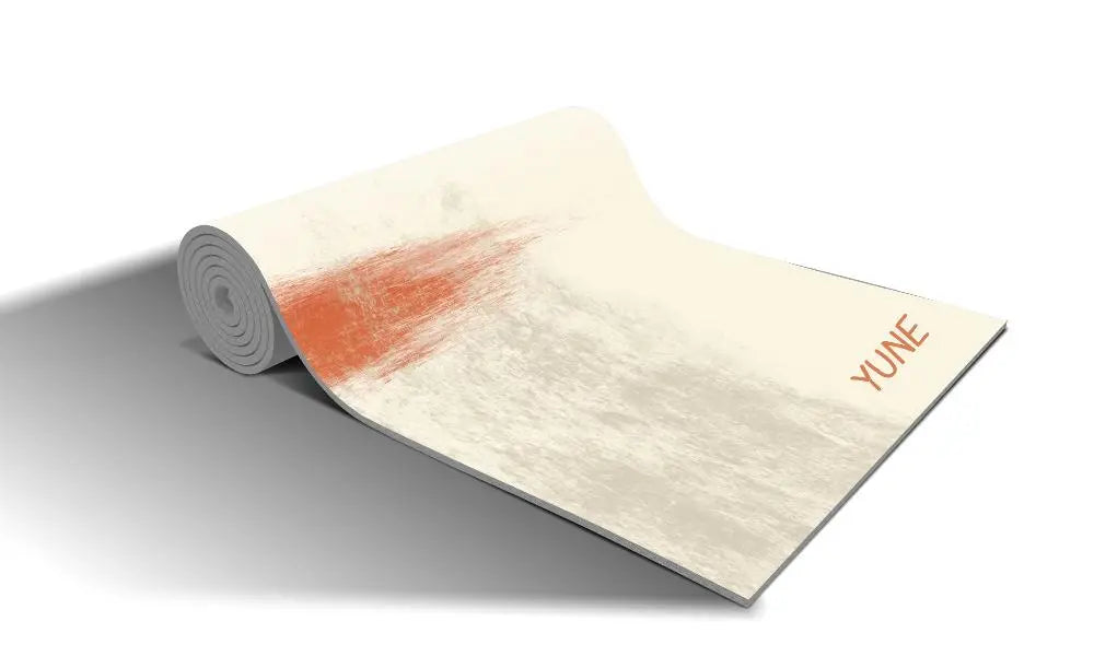 Yoga Mat | 6mm Thick | Tan | Non-Slip | Eco Friendly | Yune Yoga | CU29-1