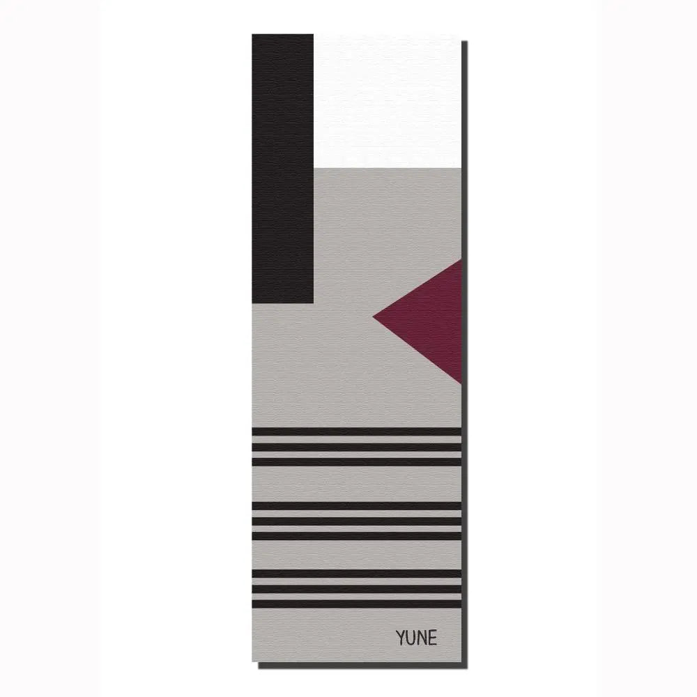 Yoga Mat | 6mm Thick | Gray | Non-Slip | Eco Friendly | Yune Yoga | IR77-0