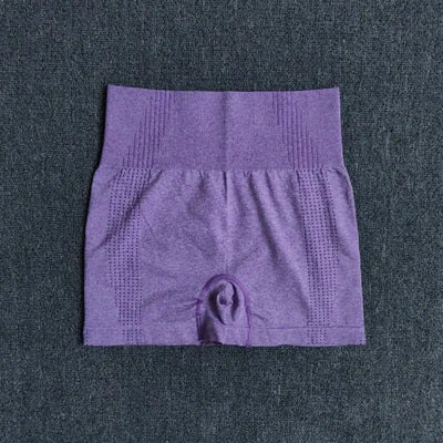 Seamless Women&#39;s Shorts Yoga Fitness High Waist Workout Shorts Sport Gym Leggings Slim Tummy Control Athletic Shorts-9