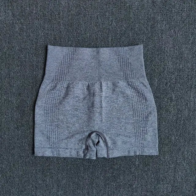 Seamless Women&#39;s Shorts Yoga Fitness High Waist Workout Shorts Sport Gym Leggings Slim Tummy Control Athletic Shorts-10