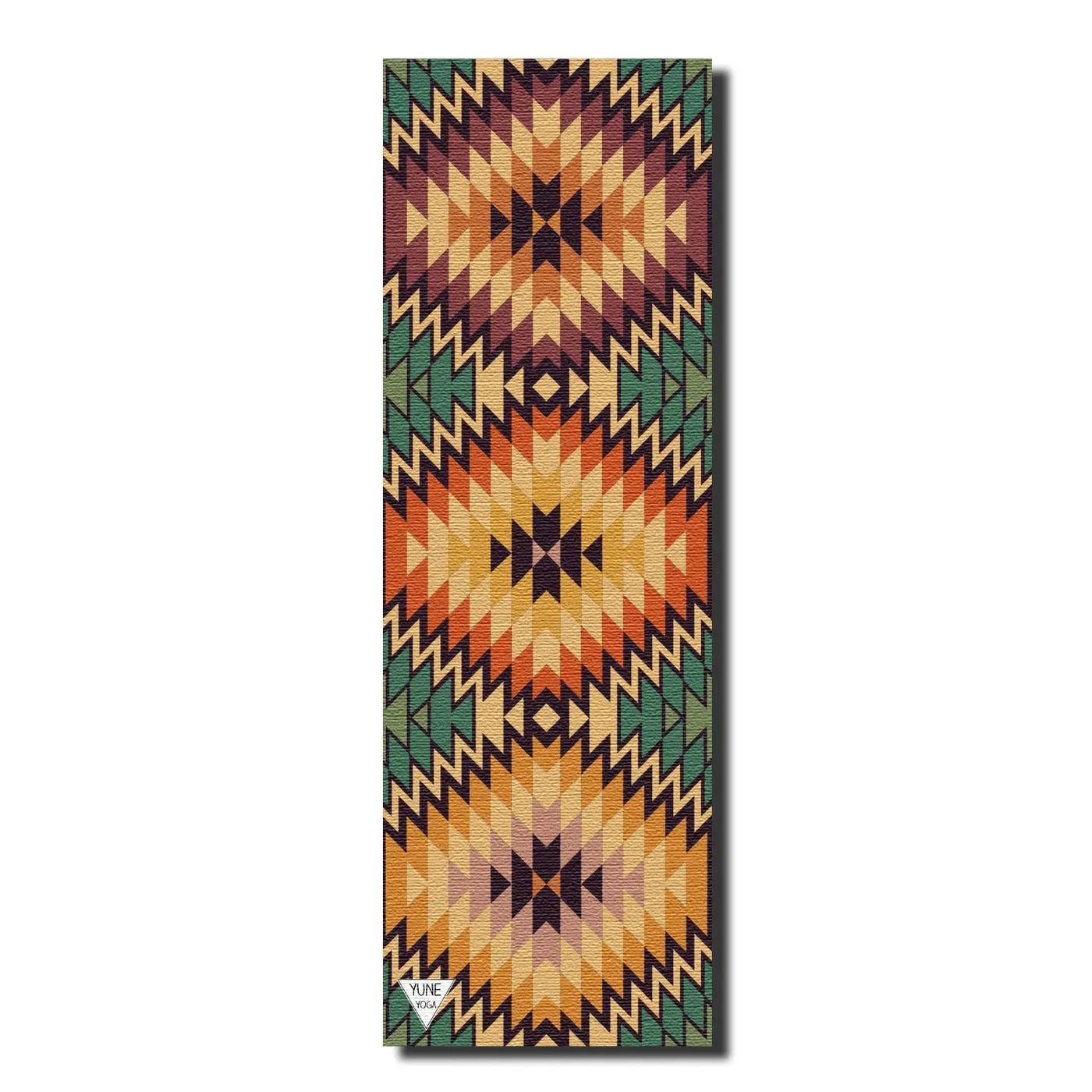 Red Rocks Grass Yoga Mat – 6 mm Extra Thick, Double-Sided Non-Slip, Eco-Friendly PER with Desert Canyon Design | Yune Yoga-0