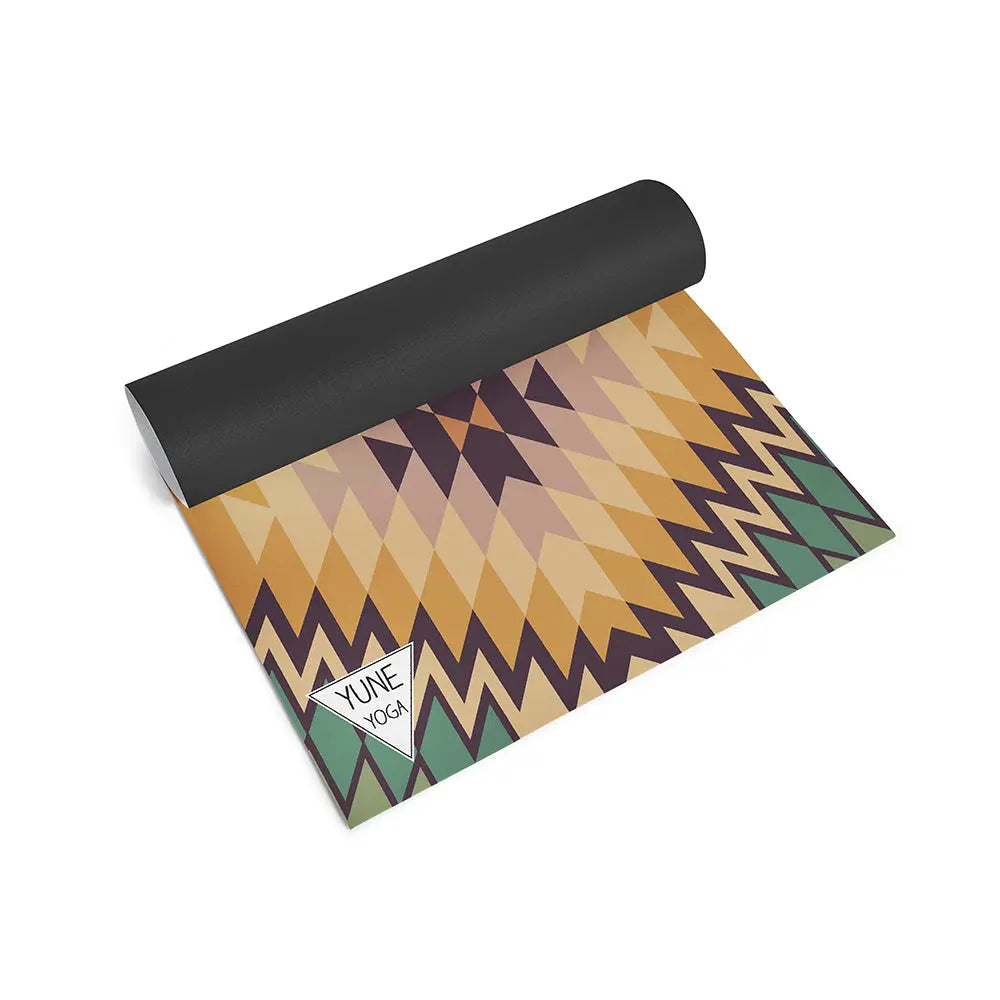 Red Rocks Grass Yoga Mat – 6 mm Extra Thick, Double-Sided Non-Slip, Eco-Friendly PER with Desert Canyon Design | Yune Yoga-1