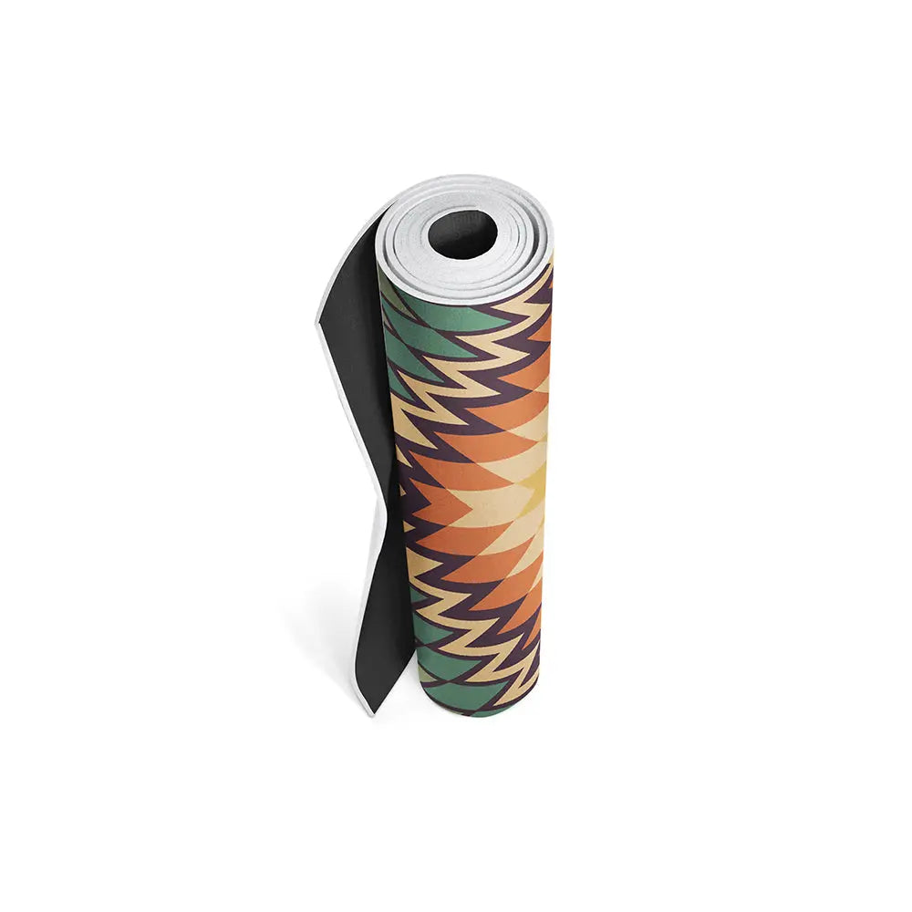 Red Rocks Grass Yoga Mat – 6 mm Extra Thick, Double-Sided Non-Slip, Eco-Friendly PER with Desert Canyon Design | Yune Yoga-2
