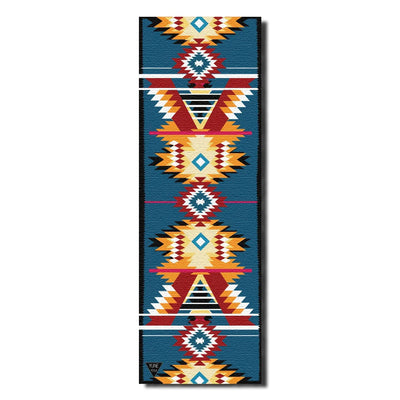 Yoga Mat | 6mm Thick | Multi Color Striped | Non-Slip | Eco Friendly | Yune Yoga | Snake River-0