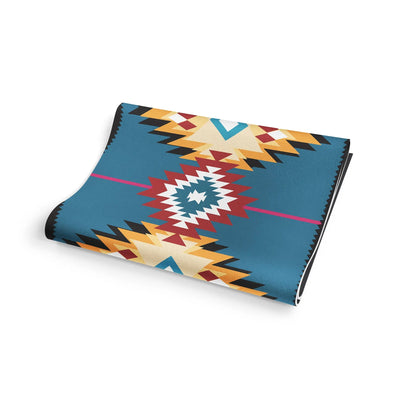 Yoga Mat | 6mm Thick | Multi Color Striped | Non-Slip | Eco Friendly | Yune Yoga | Snake River-2