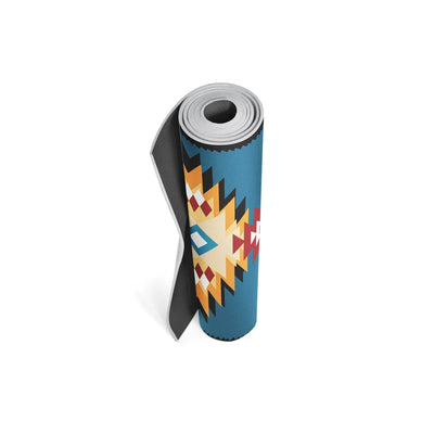 Yoga Mat | 6mm Thick | Multi Color Striped | Non-Slip | Eco Friendly | Yune Yoga | Snake River-3