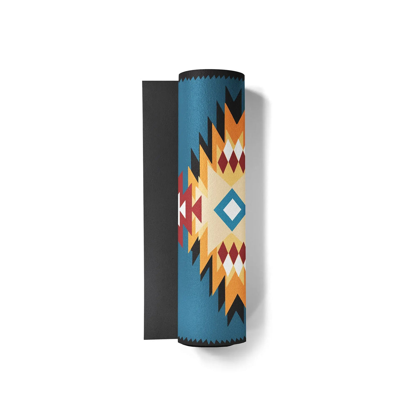 Yoga Mat | 6mm Thick | Multi Color Striped | Non-Slip | Eco Friendly | Yune Yoga | Snake River-4
