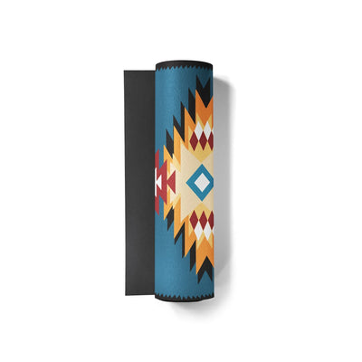Yoga Mat | 6mm Thick | Multi Color Striped | Non-Slip | Eco Friendly | Yune Yoga | Snake River-4